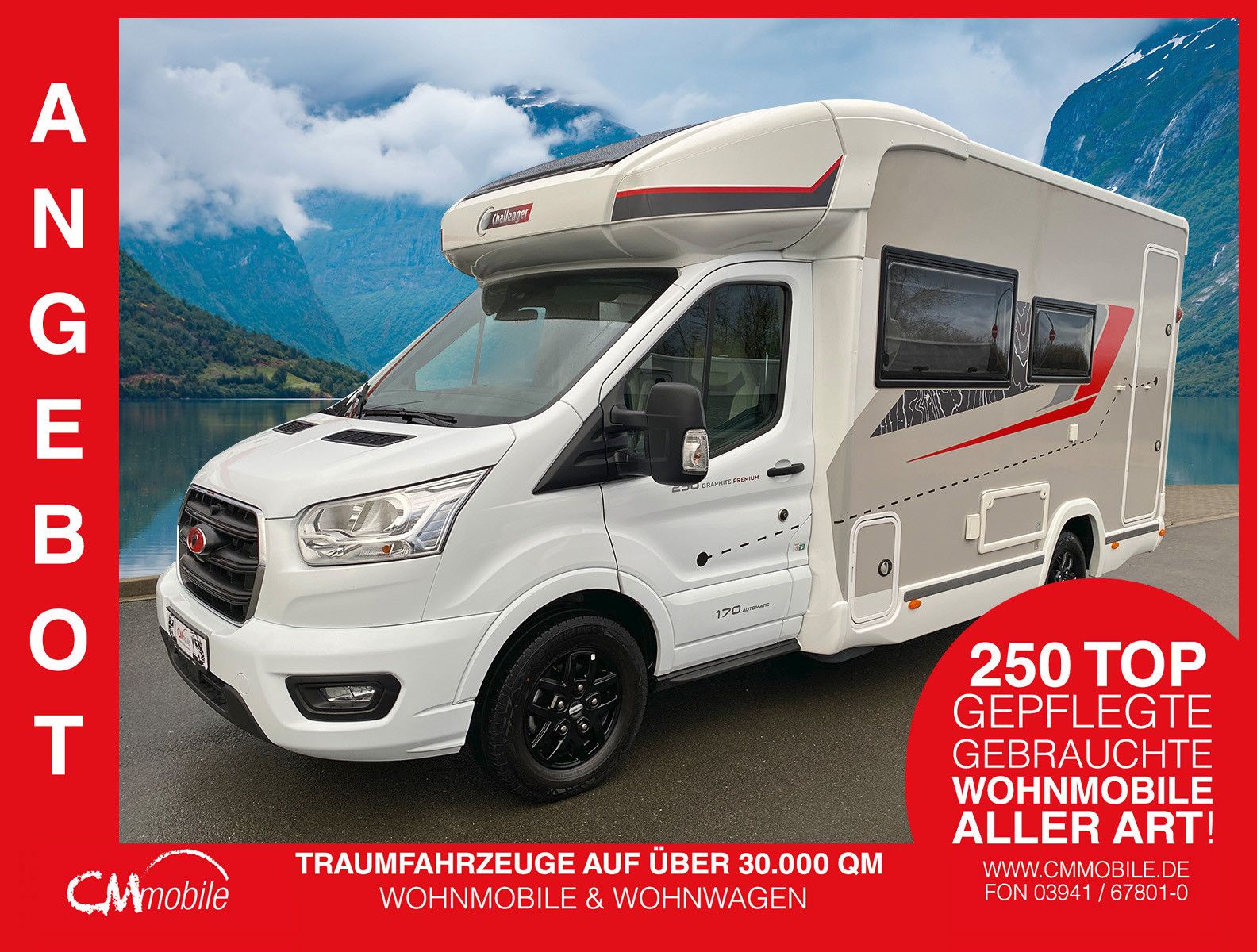 Challenger
 Graphite 250 Premium - Automatik - Raumbad -
