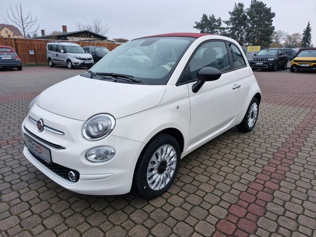 Fiat 500 Cabrio Verdeck rot