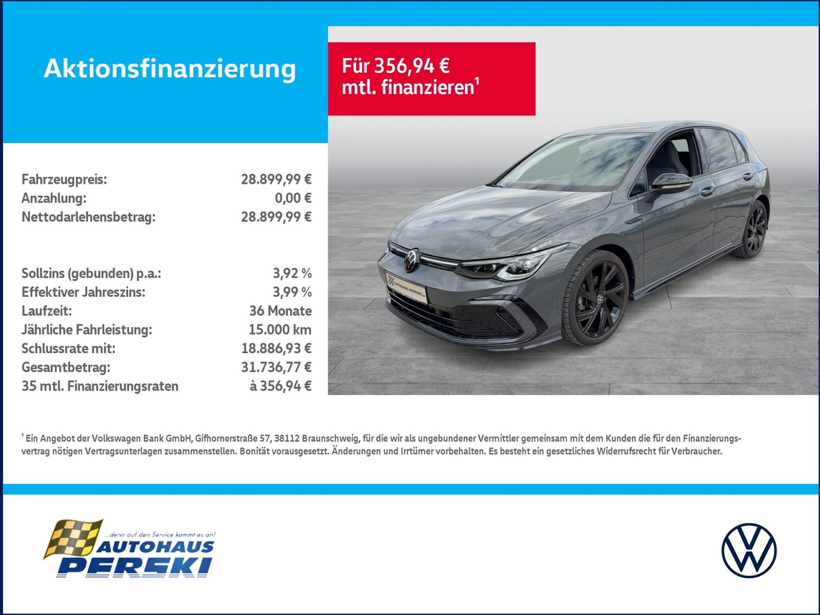 Volkswagen Golf VIII 8 1.5 eTSI R-Line DSG Black Style MAT