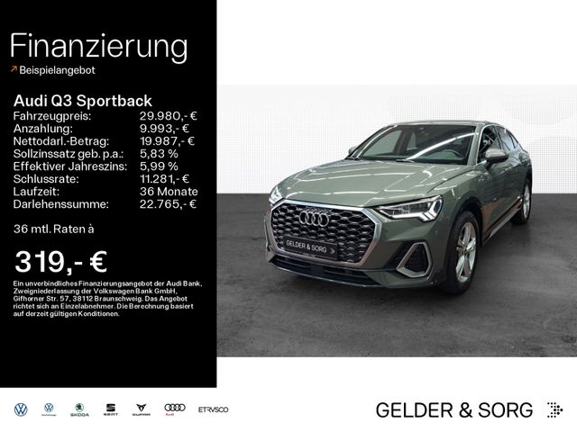 Audi Q3 Sportback 45 TFSIe*S-LINE*RFK*VIRTUAL*MMI*KLI