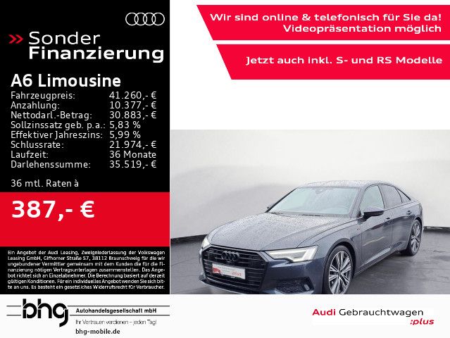 Audi A6 Limousine 50 TDI quattro sport S-Line B&O AHK