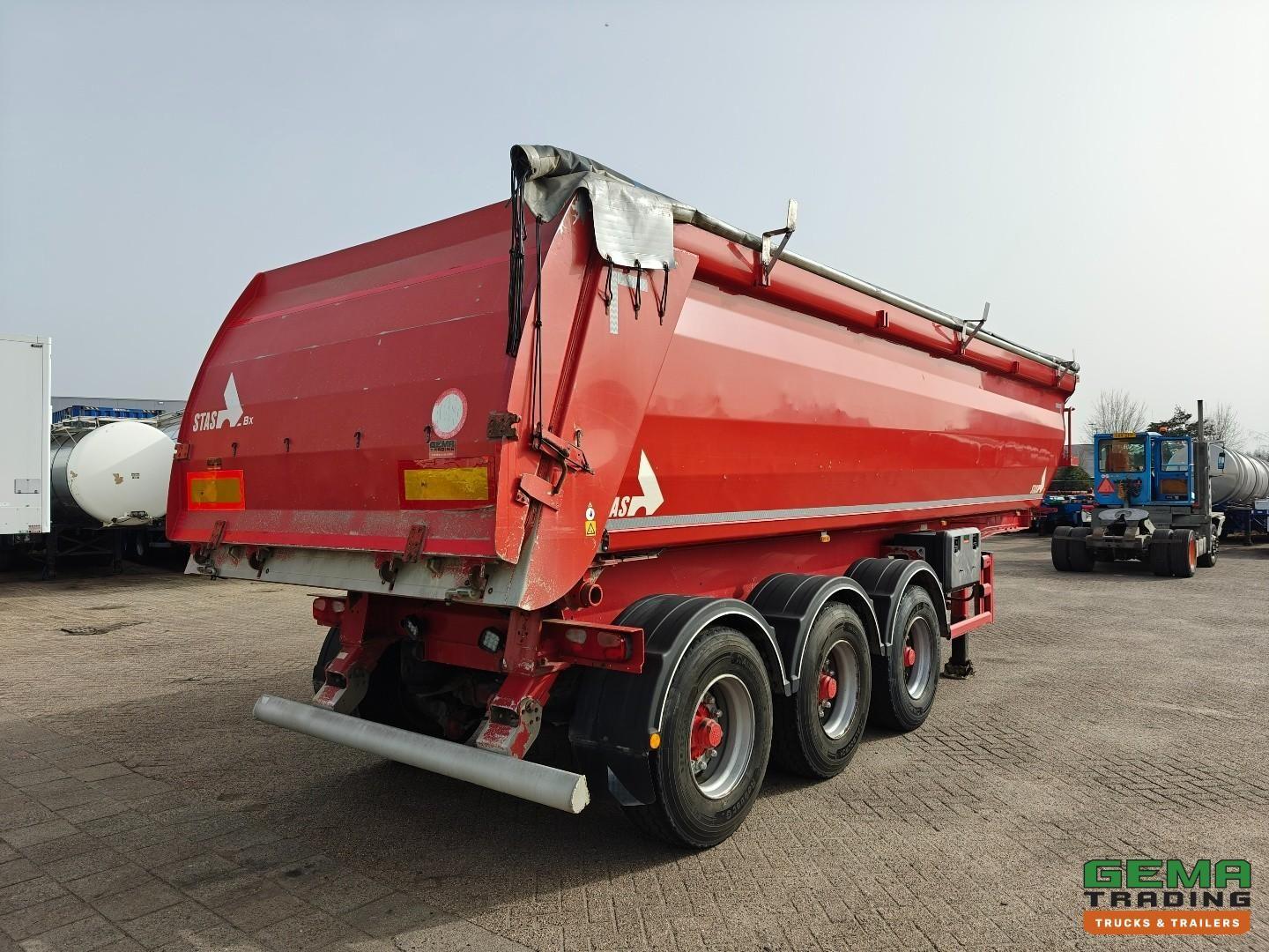 Stas S300CX 3-Achs BPW - Kipper 29 m³ - Aluminium/Alu
