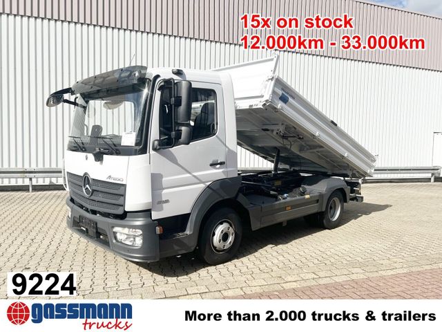 Mercedes-Benz Atego 818 K 4×2, 2x AHK, Meiller-Kipper,