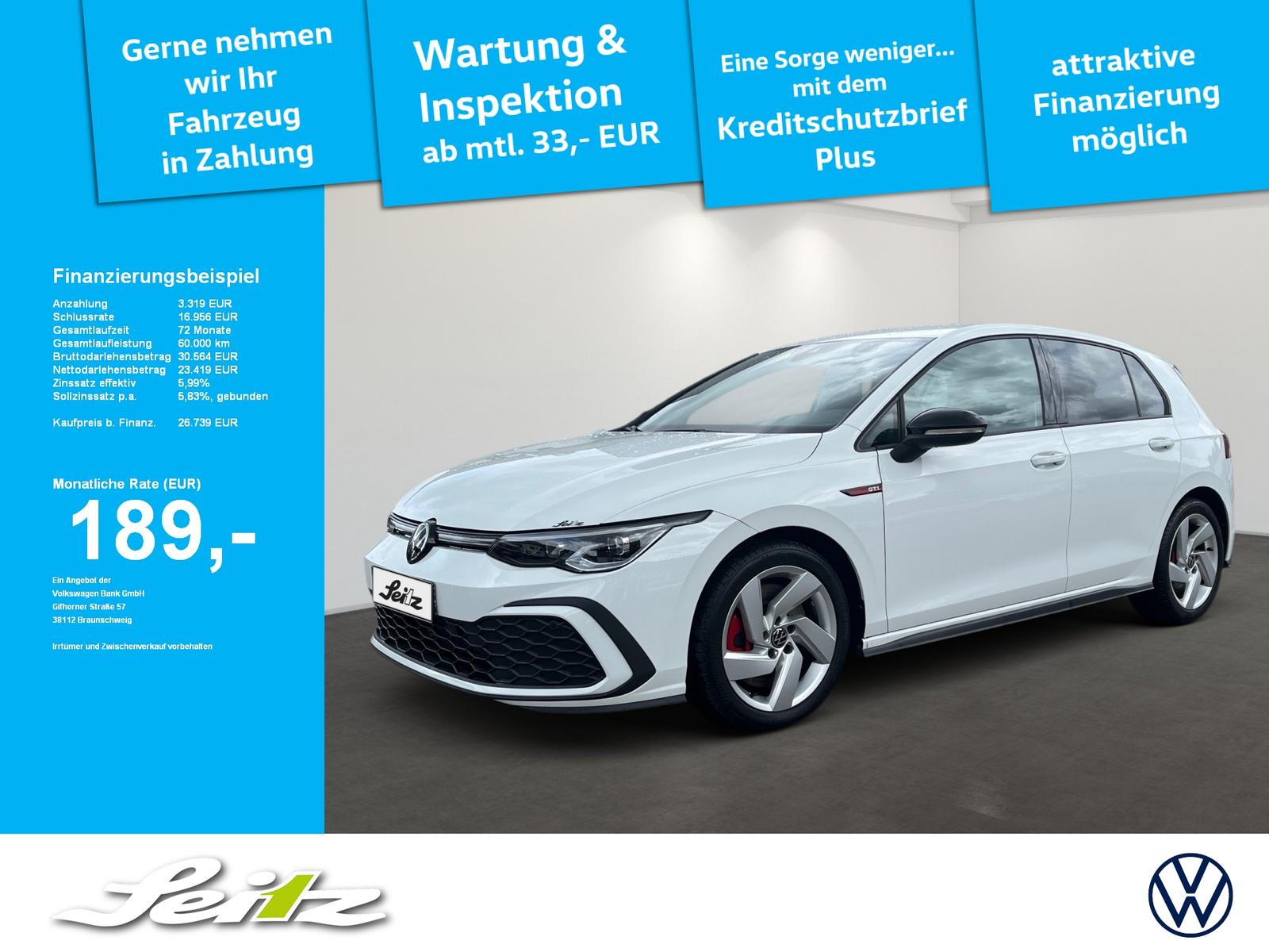 Volkswagen Golf VIII 2.0 TSI GTI *LED*KAMERA*NAVI*