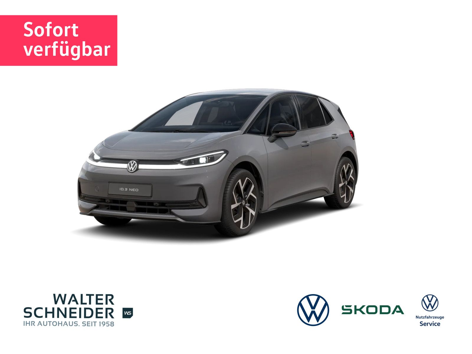 Volkswagen ID.3 Neo 190PS 58kWh 1-Gang-Automatik Style Navi