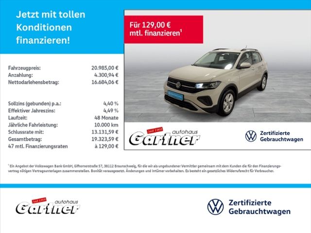 T-Cross LIFE 1.0 TSI LED DAB+ACC PDC KLIMA ALU