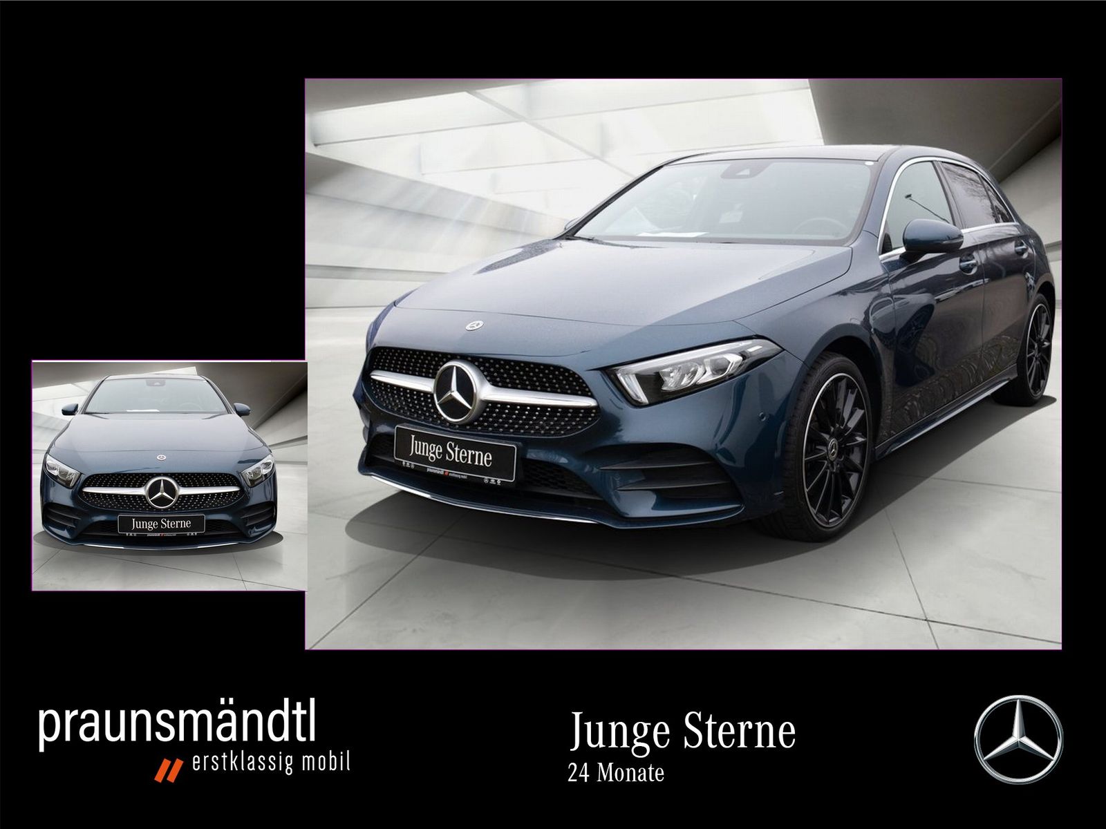 MERCEDES-BENZ A 250 e AMG   Pano+360°+LED+Sound+19"+Totw+Leder