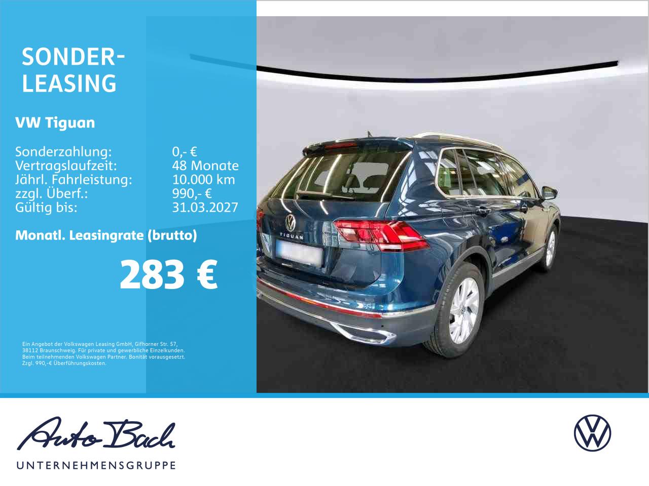 Volkswagen Tiguan 1.5 TSI DSG Elegance, Standheizung, AHK,, миниатюра 2