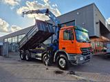 Mercedes-Benz Actros 3241 8X4 Containersysteem/ 20T HMF crane/ - Container