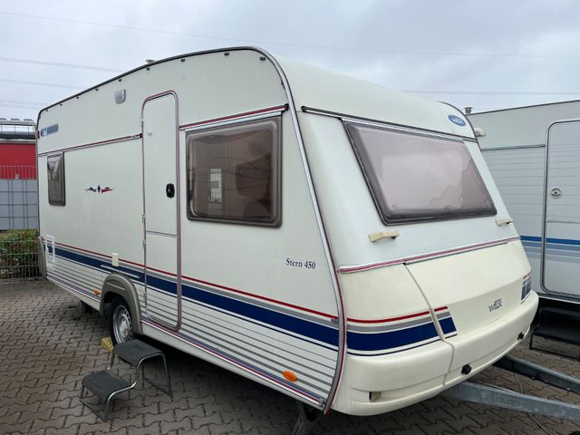 Wilk 450 Stern - Vorzelt - Fahrr.träger- Tüv&Gas neu