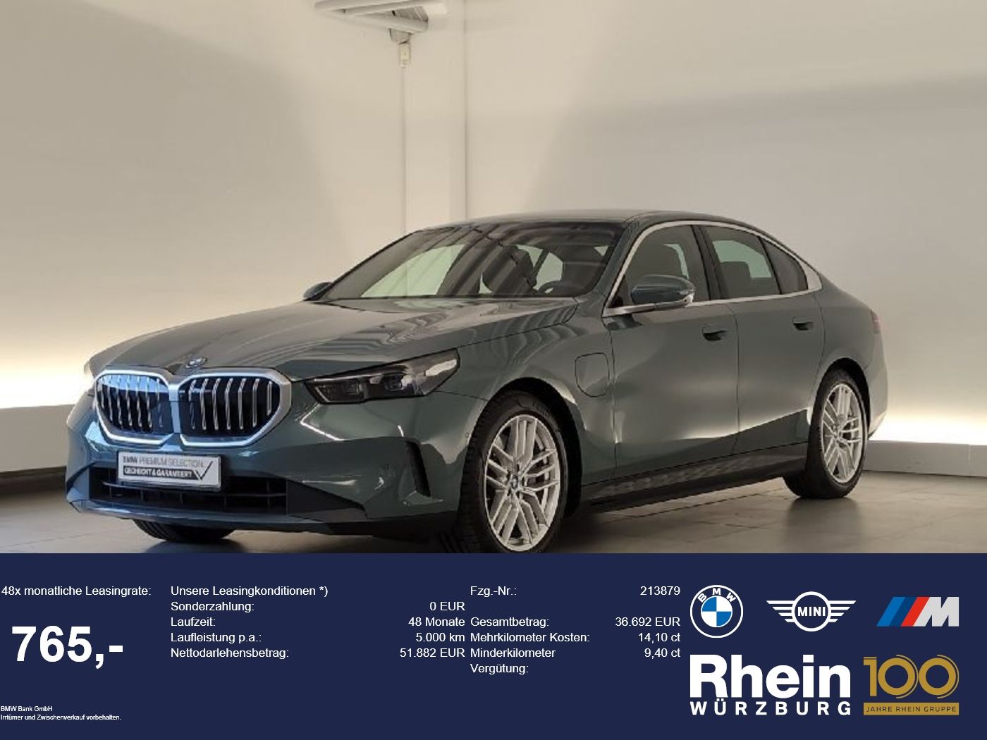 BMW 550e xDrive Limousine Navi/LED/AHK/PaAs+/HiFi Na