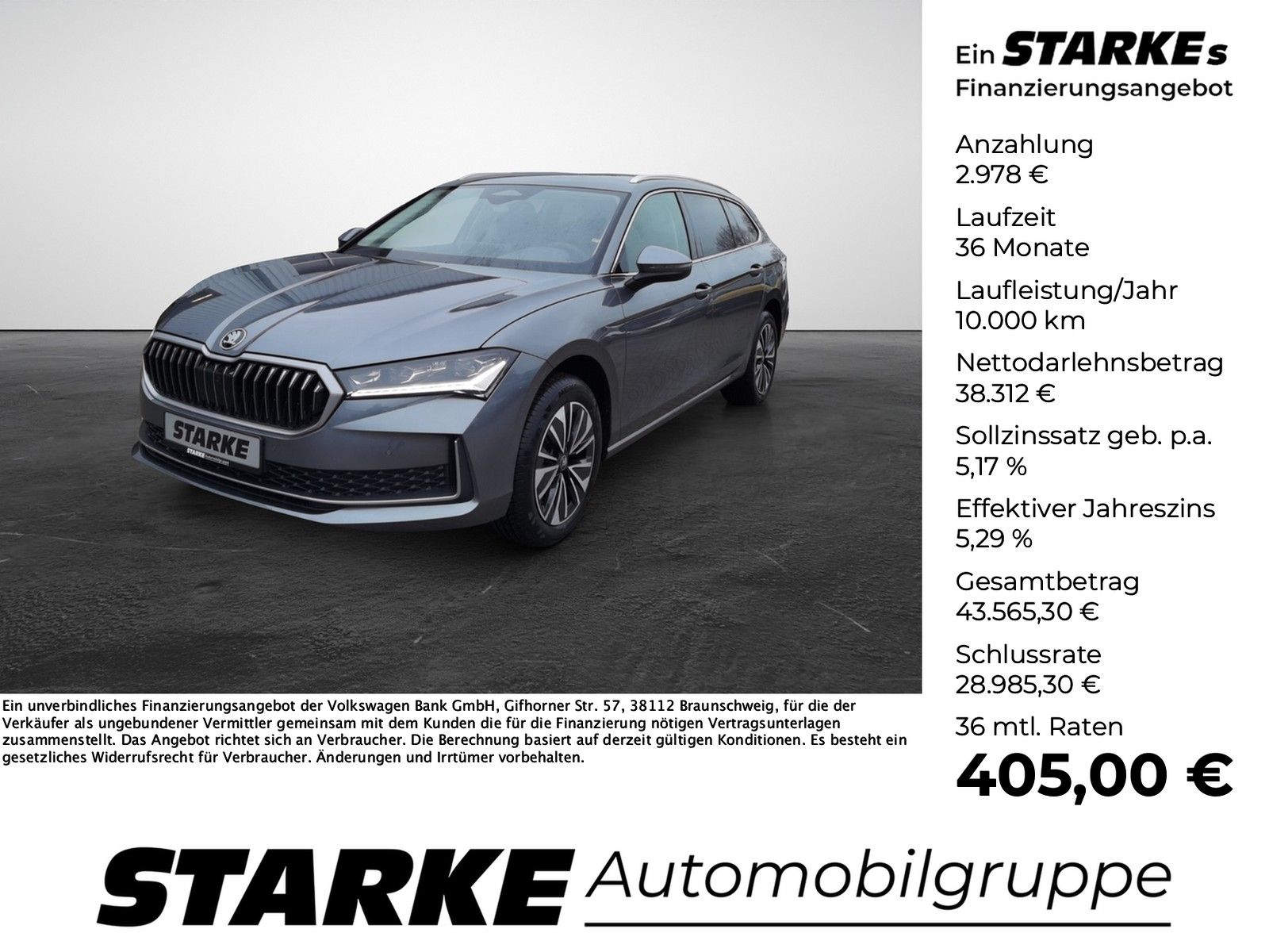 Skoda Superb Combi 2.0 TDI DSG Selection  AHK Navi LED