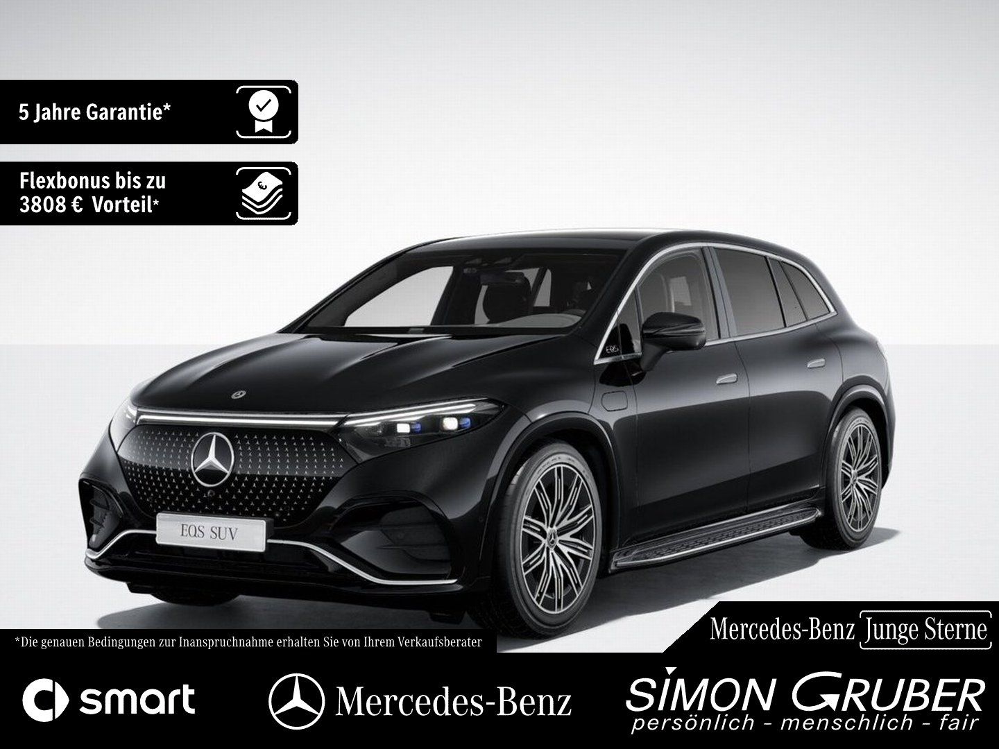 Fahrzeugabbildung Mercedes-Benz EQS 500 4M SUV AMG Hyper Fond-Entertain 7Sitze