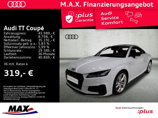 Audi TT Coupé 45 TFSI S-LINE LED+KAMERA+DCP+B&O AUDIO