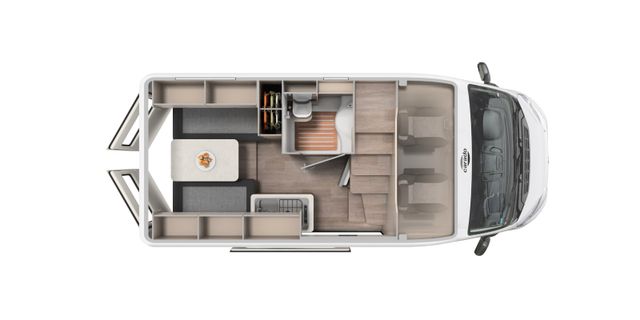 Carado CV 541 PRO NAVI Kamera TV AWT beheizt Bettenbau