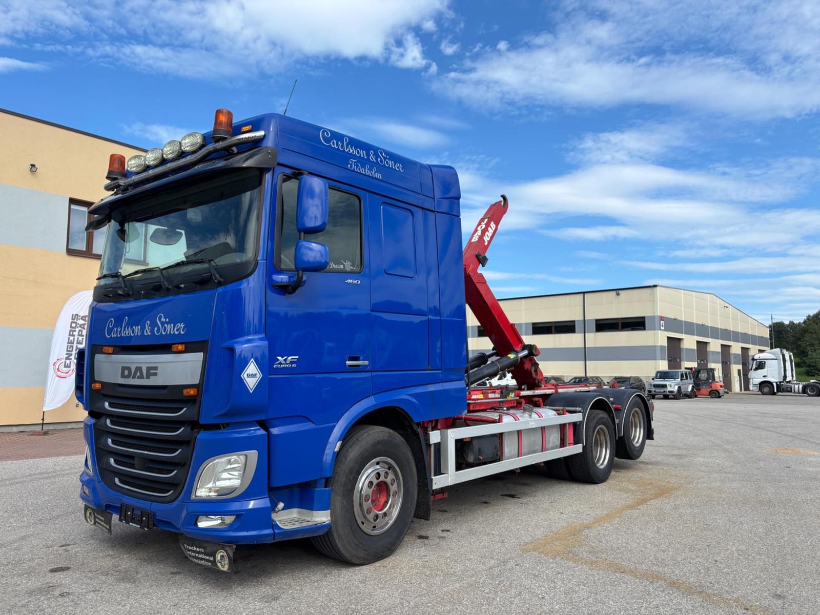 DAF XF460 6x2 EURO6 + JOAB HOOKLIFT 1470mm + MANUAL