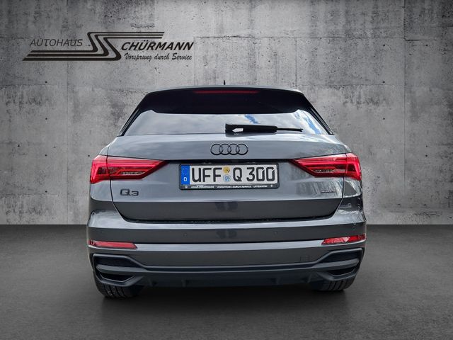 Q3 40 TFSI quattro S tronic S line schwarz Optik