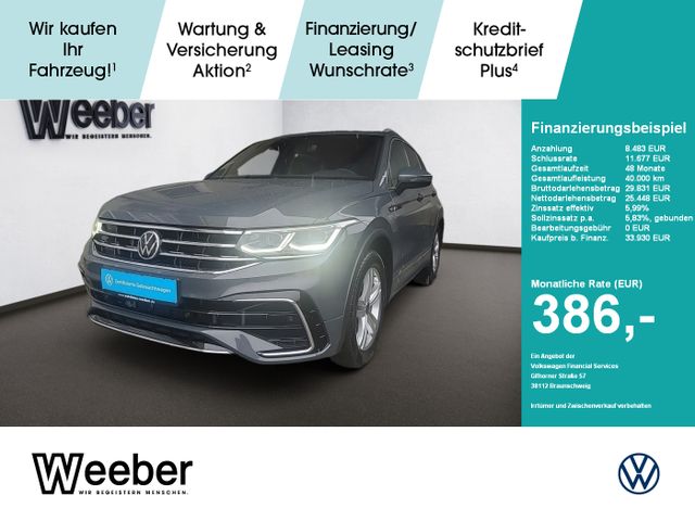 Volkswagen Tiguan R-Line 4Motion Panodach AHK Navi LED LM