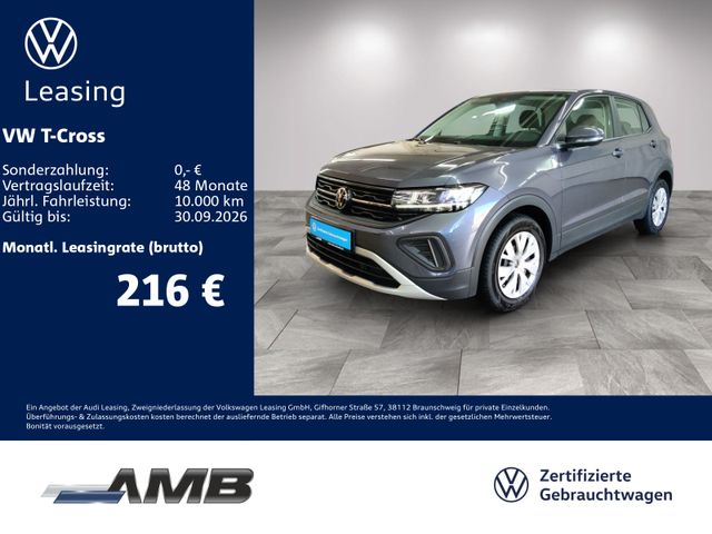 VW T-Cross 1.0 TSI LED/digi.C/Sitzhzg/bis07.2030Gar