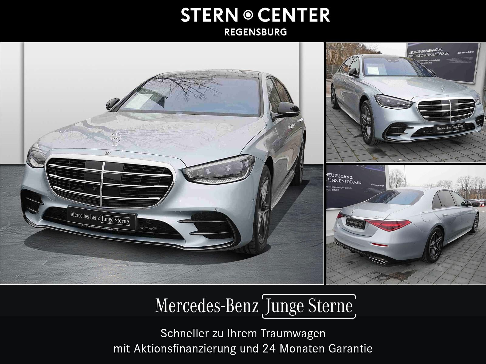 MERCEDES-BENZ S 450 d 4M+Lang+AMG+Night+BURMESTER3D+Pano.-Dach