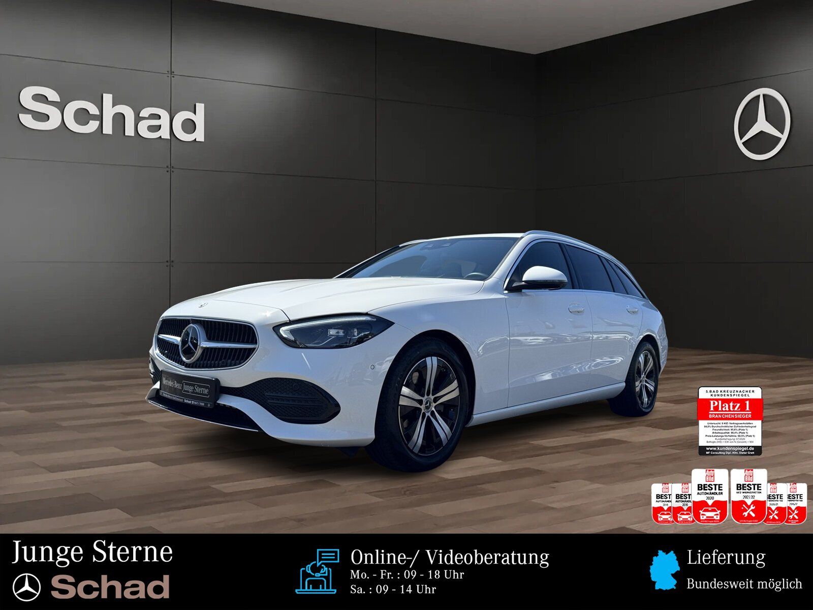 Mercedes-Benz C 180 T AVANTGARDE NAVI+KAM+LED+CARPLAY+AMBIENTE