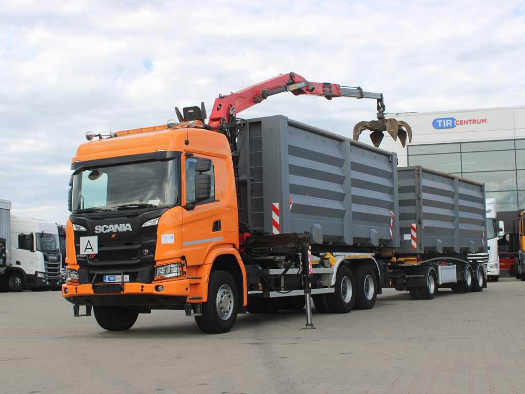 Scania G500, 6x4, PALFINGER Q150Z96, KAMERA, OPTICRUISE