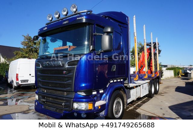 Scania R580 V8 LL 6x4 Palfinger-M120Z79 *Retarder/ACC