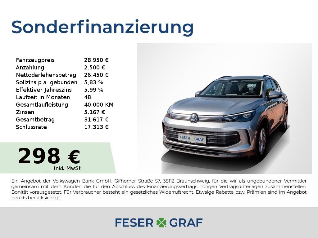 Volkswagen Tiguan 2.0 TDI Life DSG ACC/LED/Kamera/PDC/Kessy