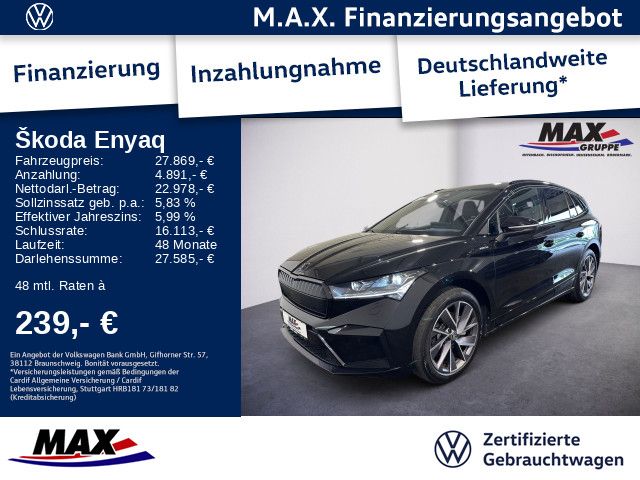 Enyaq 60 SPORTLINE +MATRIX+NAVI+360°+AR HUD+ACC+