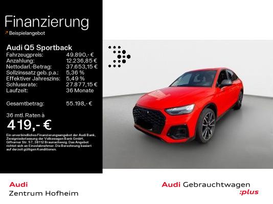 Audi Q5 Sportback 55 TFSIe qu 2x S line S tro*Air*B&O