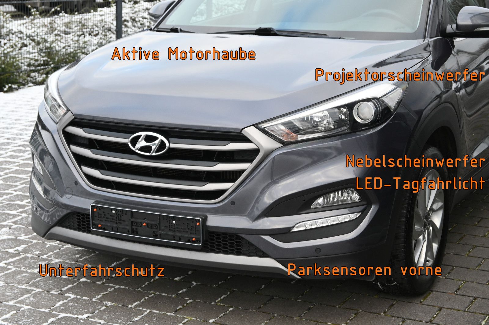 Fahrzeugabbildung Hyundai TUCSON 1.6 T-GDI Intro Edition °PDC VO+HI°KAMERA