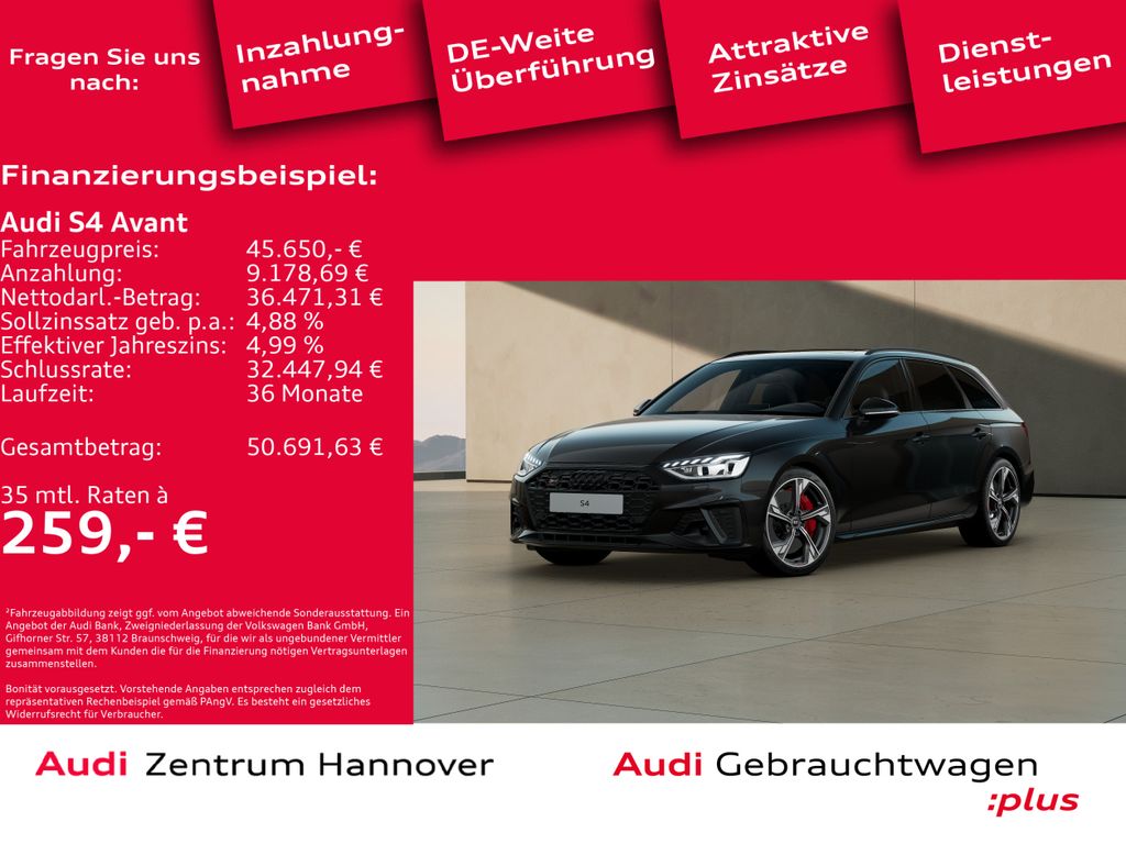 Audi S4 Avant 3.0 TDI quattro Matrix Pano B&O Kamera