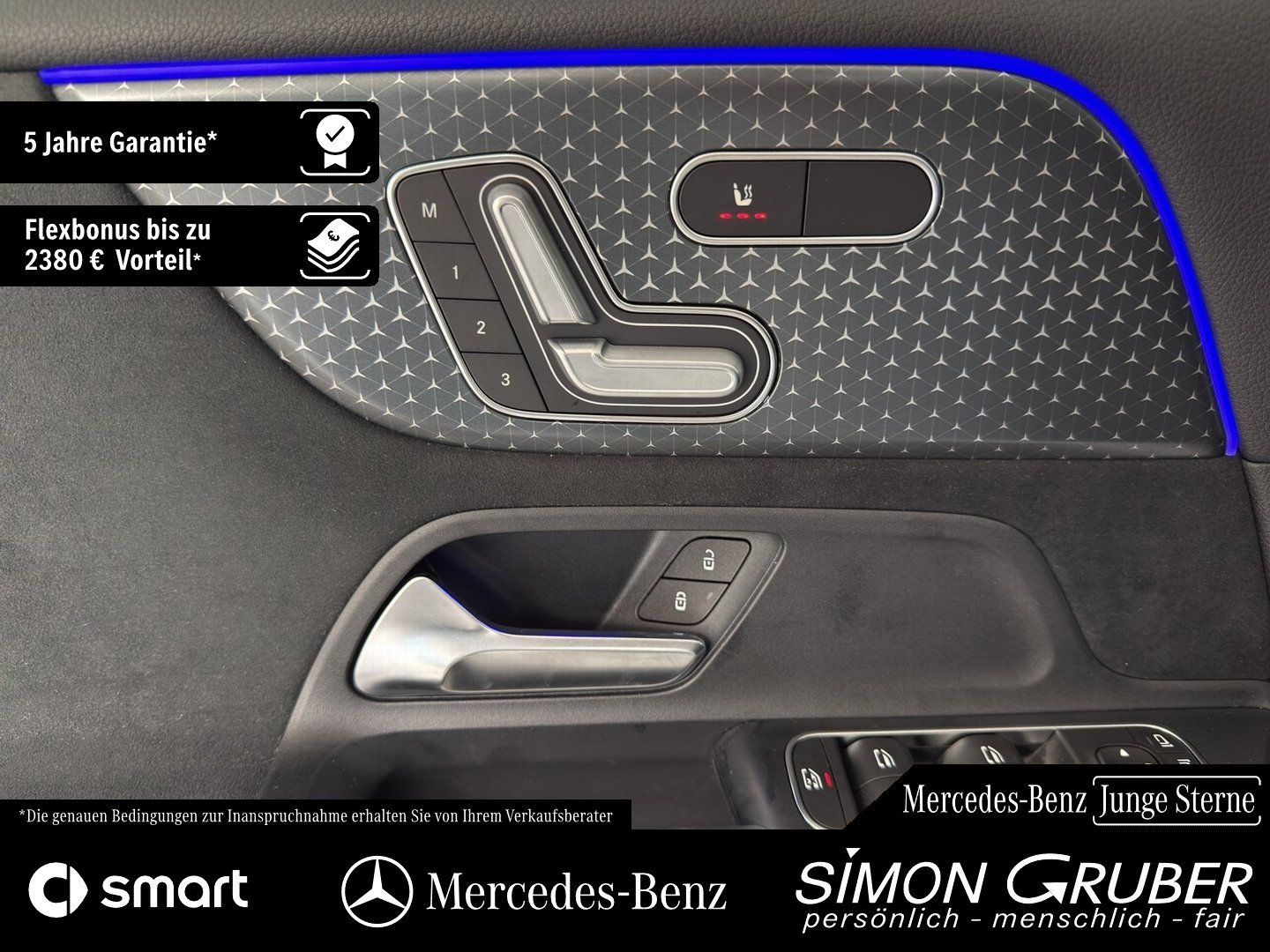 Fahrzeugabbildung Mercedes-Benz EQB 300 4M AMG Pano Fahrassist 7Sitze Mod 2026
