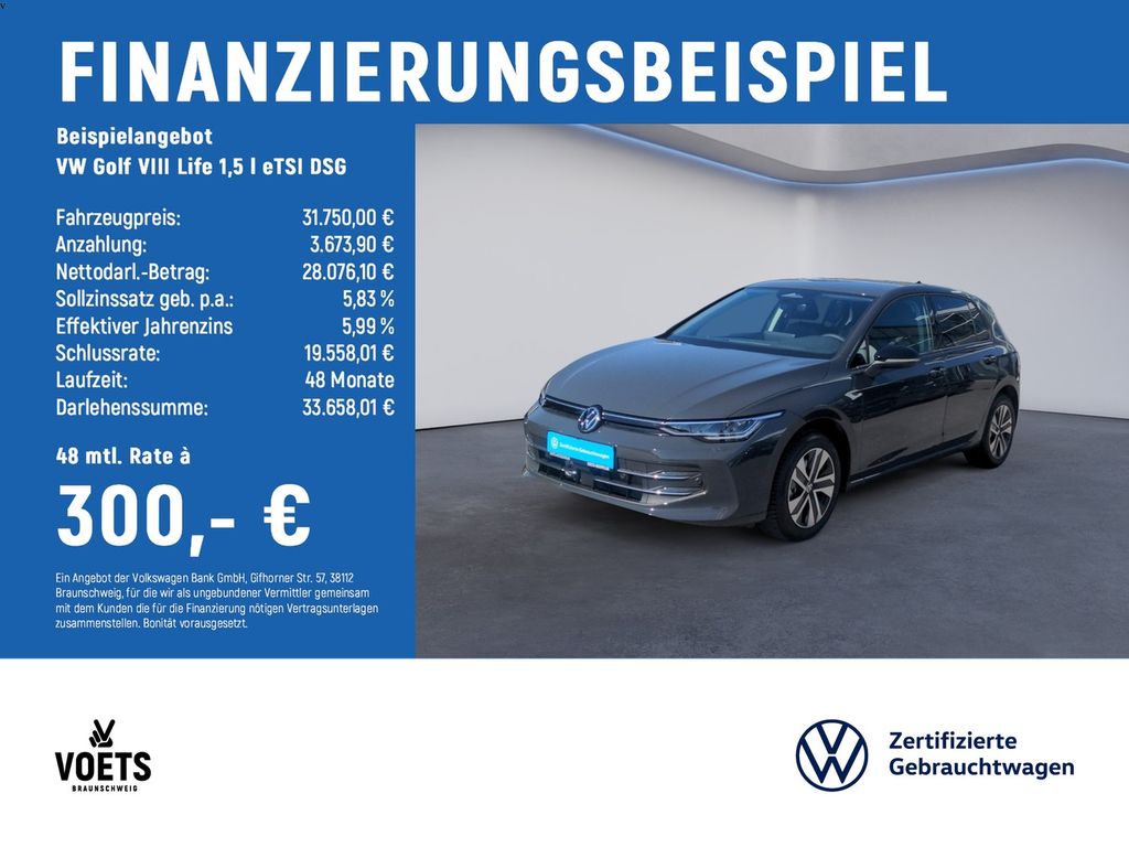 Golf VIII Life 1,5 l eTSI DSG FRONTASSIST