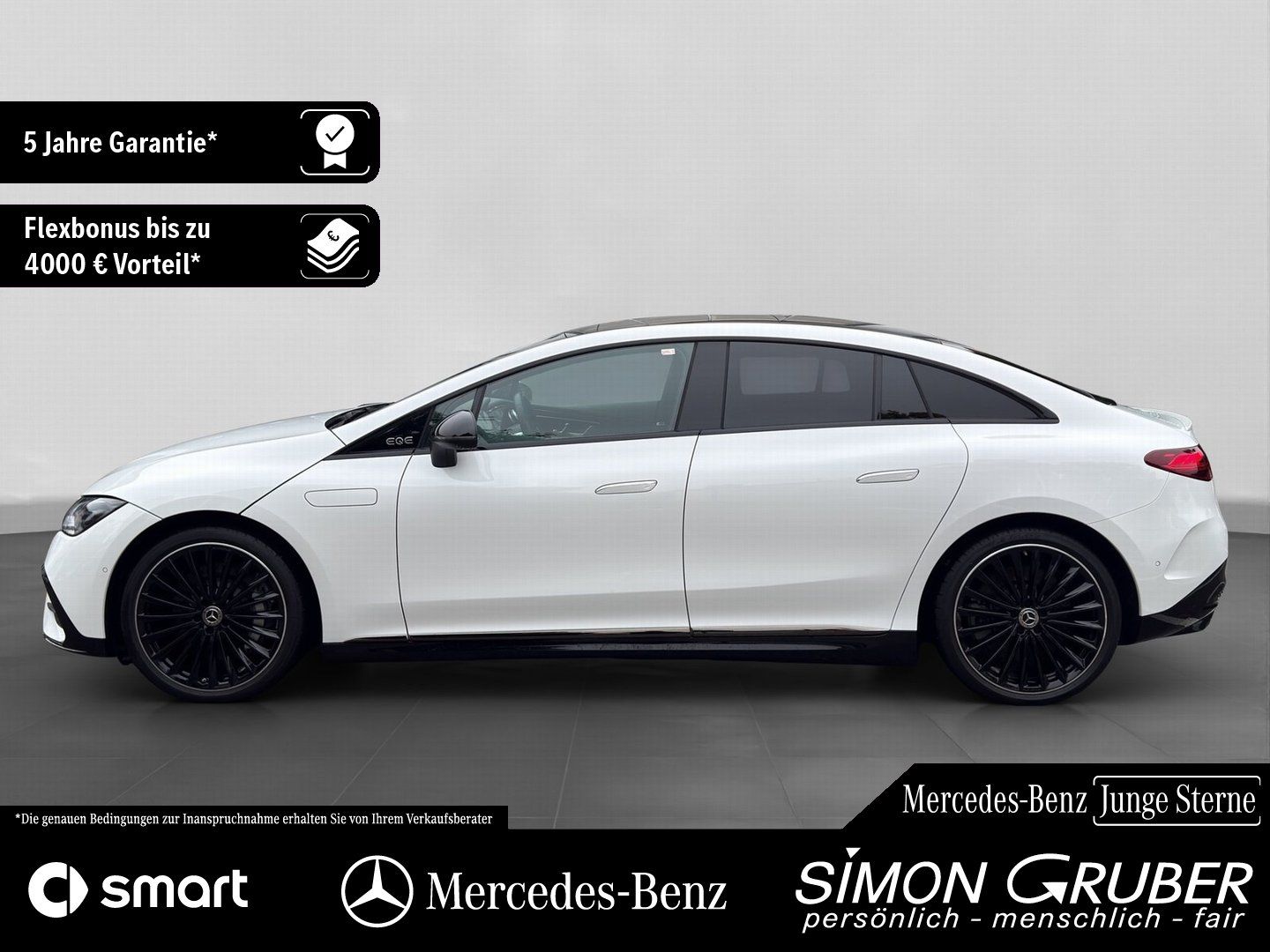 Fahrzeugabbildung Mercedes-Benz EQE 350 4M AMG Hyper Airmatic Massage Mod 2025