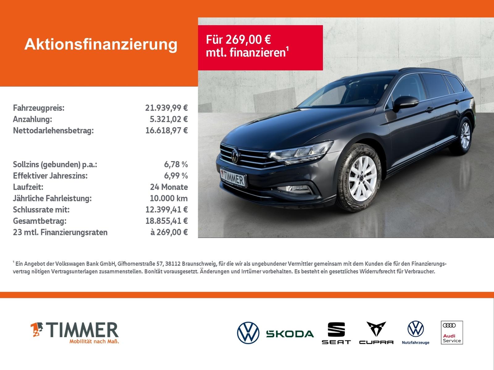 Volkswagen Passat Variant 2.0 TDI DSG BUSINESS +AHK +LED +A