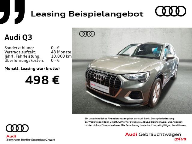 AUDI Q3 40 TDI qu. Adv. S tronic *ACC*NAV+*AHK*R-CAM*