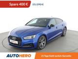 Audi A5 Sportback 45 TDI quattro sport Aut.*MATRIX* - mit Diesel-Antrieb: Blau, Teilleder, Panorama-Dach, Limousine