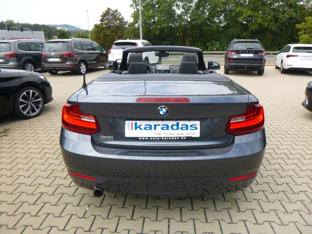 Fahrzeugabbildung BMW 218i Cabrio >NAV/PDC/Sitzheiz/Bluetooth