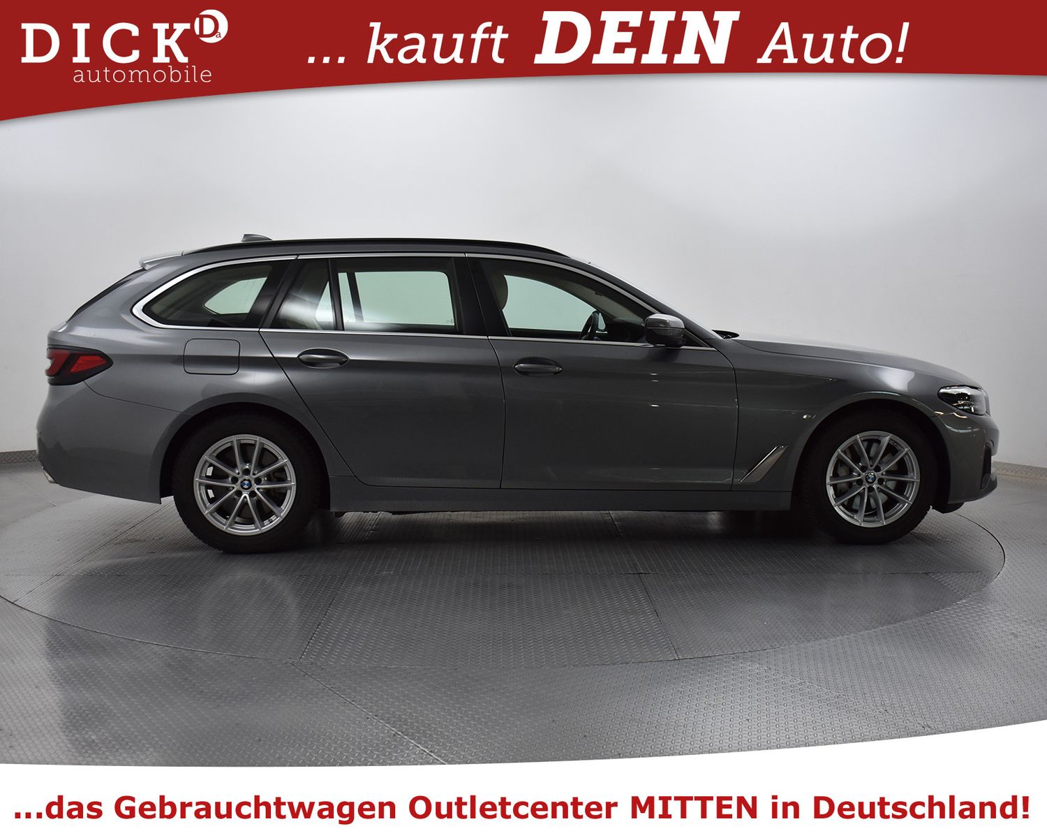 BMW 530d T Aut LEDER+NAV PLUS+VIRTU+AHK+LED+TEMP+MFL - Image 3