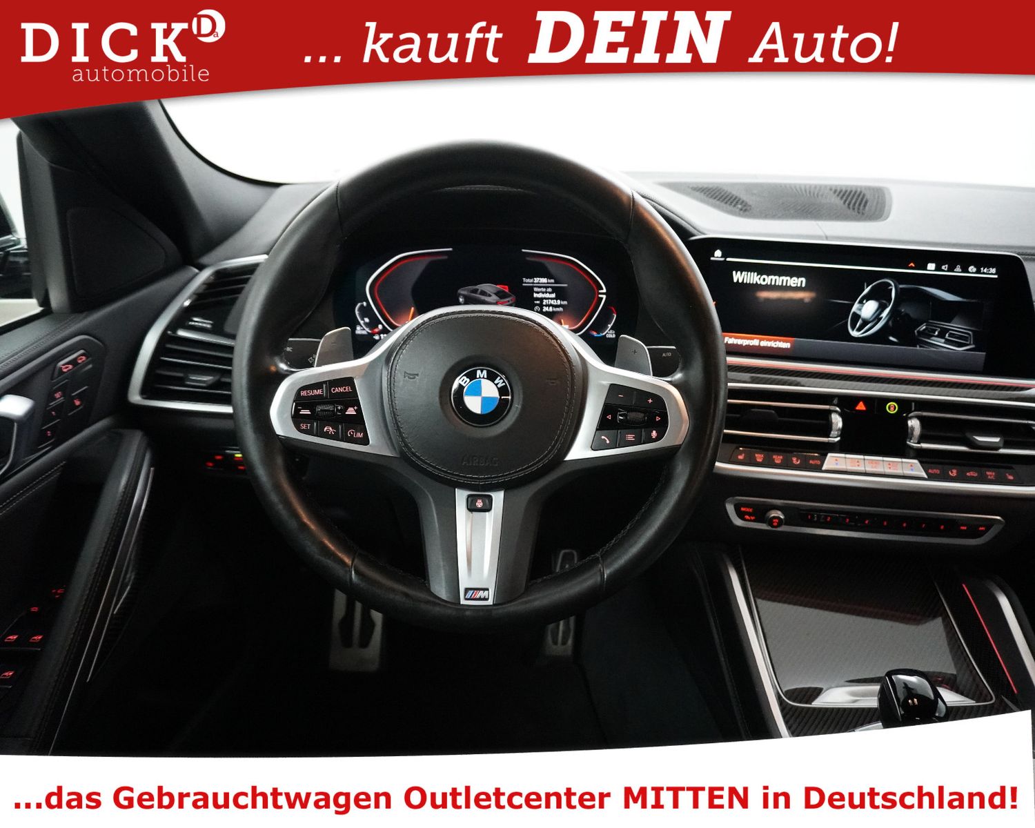 Fahrzeugabbildung BMW X6 xDr 40d M Sport SHADO+KOMFORSI+STDHZ+360°+22"