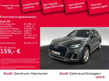 Audi Leasingangebot: Audi Q5 40 TDI quattro S line LED DAB AHK