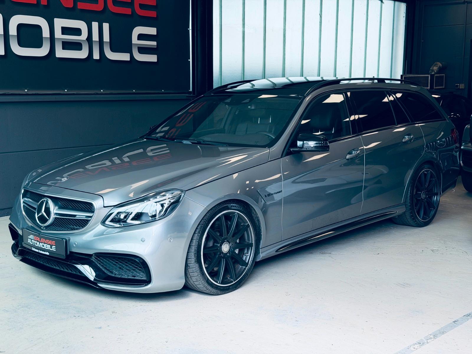 MERCEDES-BENZ E 63 T AMG V8 5.5 557ch 4MATIC BVA Toit pano Caméra 360 TV Sièges chauffants cuir Historique présent