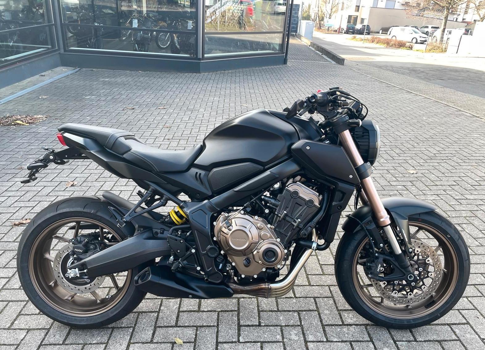 Honda CB 650R/matt schwarz/Reifen neu/Umbau