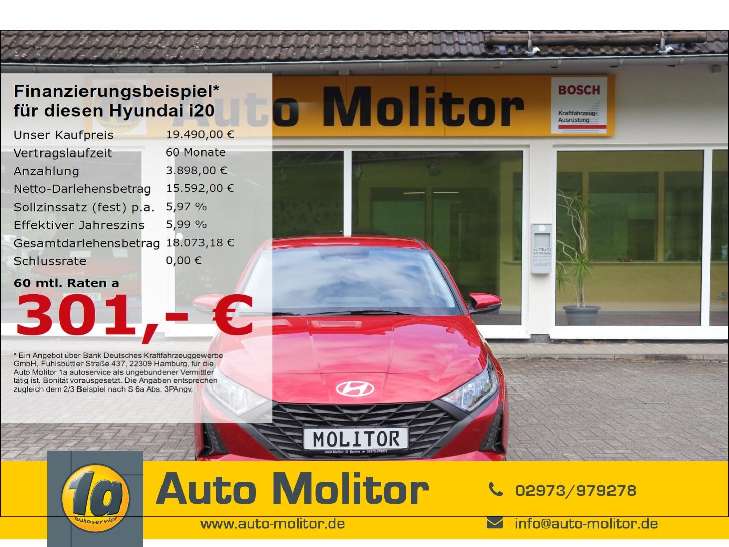 Hyundai i20 Trend  Navi Apple CarPlay Android Auto Musik