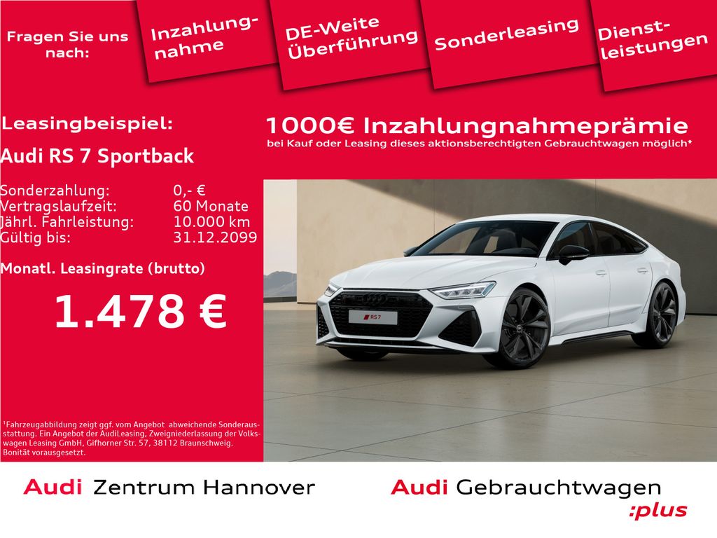 Audi RS 7 Sportback 70 TFSI qu. Kamera Luft Memory