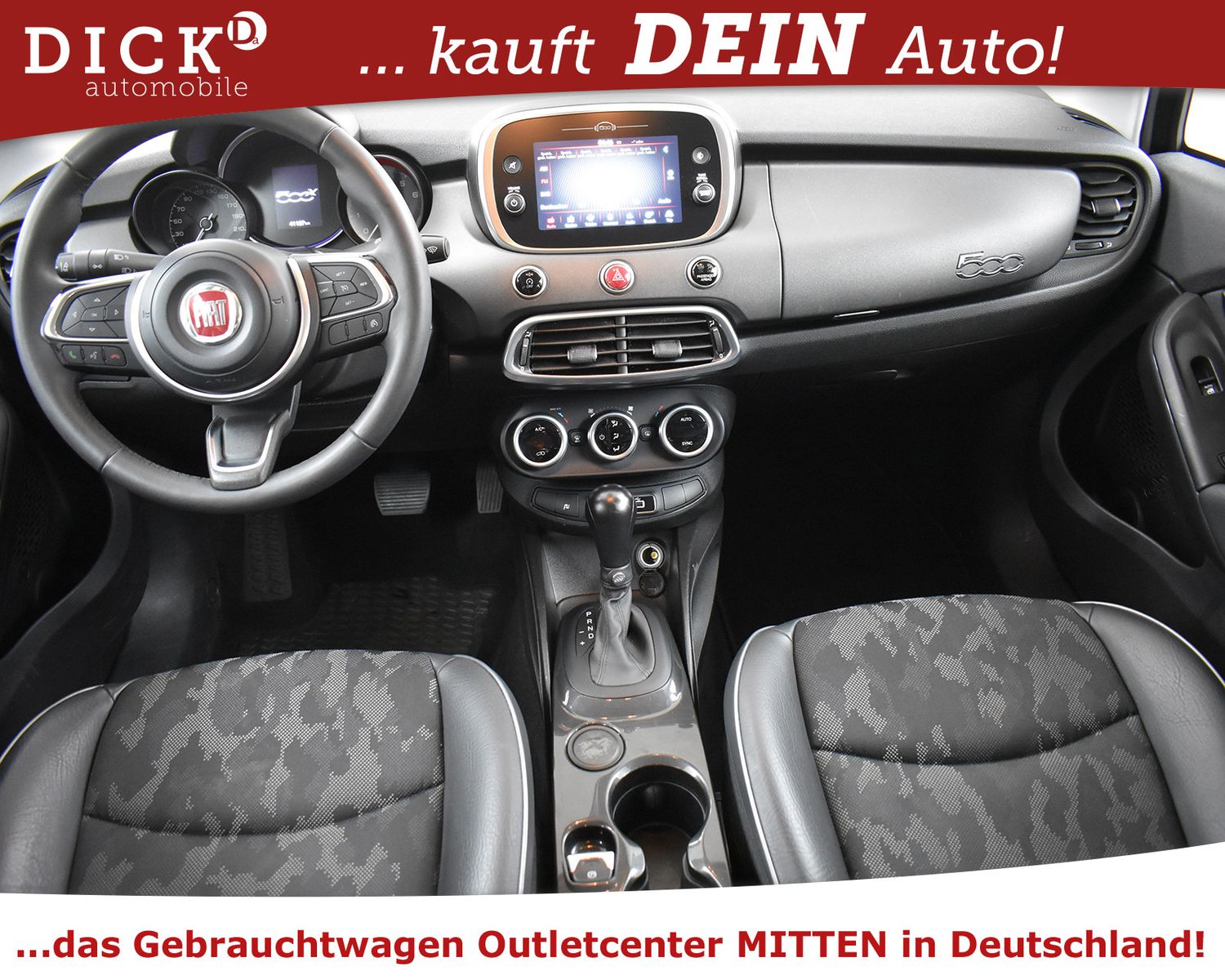 FIAT 500X 1.3 Cross Aut. LEDER+PDC+MFL+TEMP+APPLE+DAB - Image 12