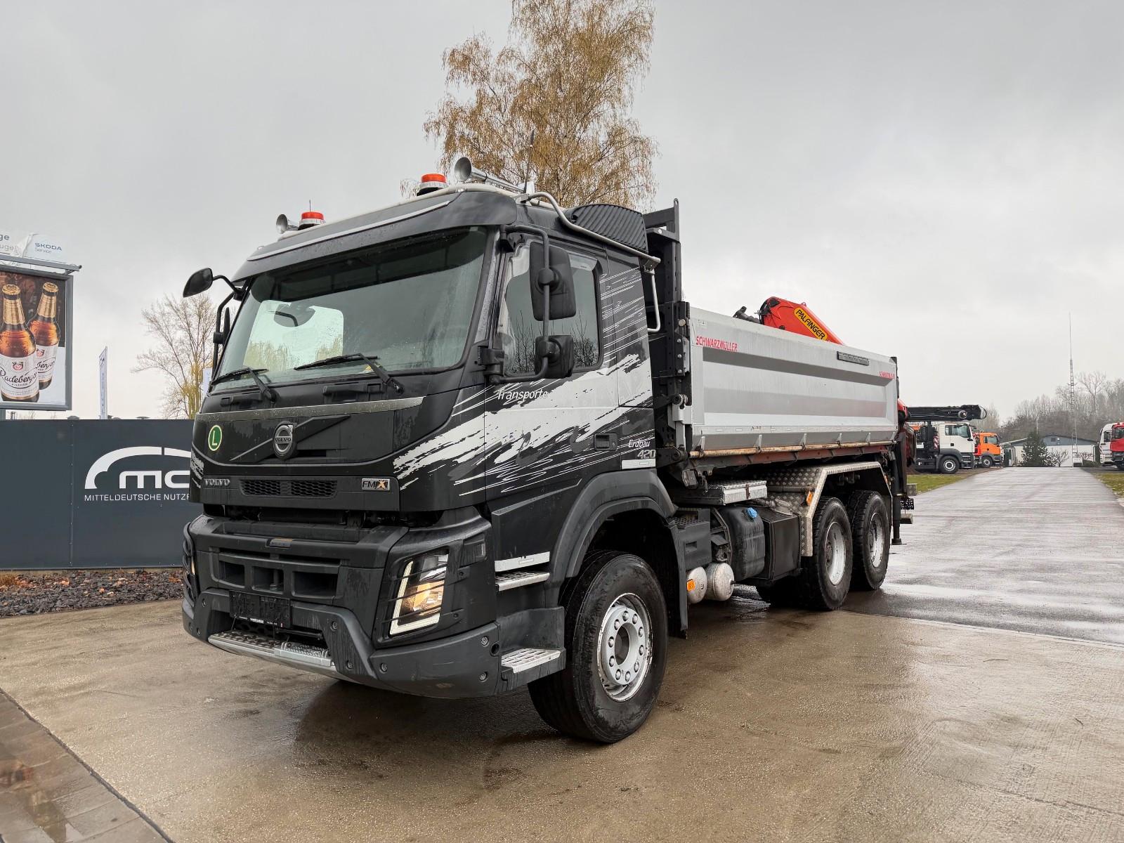 Volvo FMX 420 Kipper 6x4 Kran 18m FUNK Bordmatik