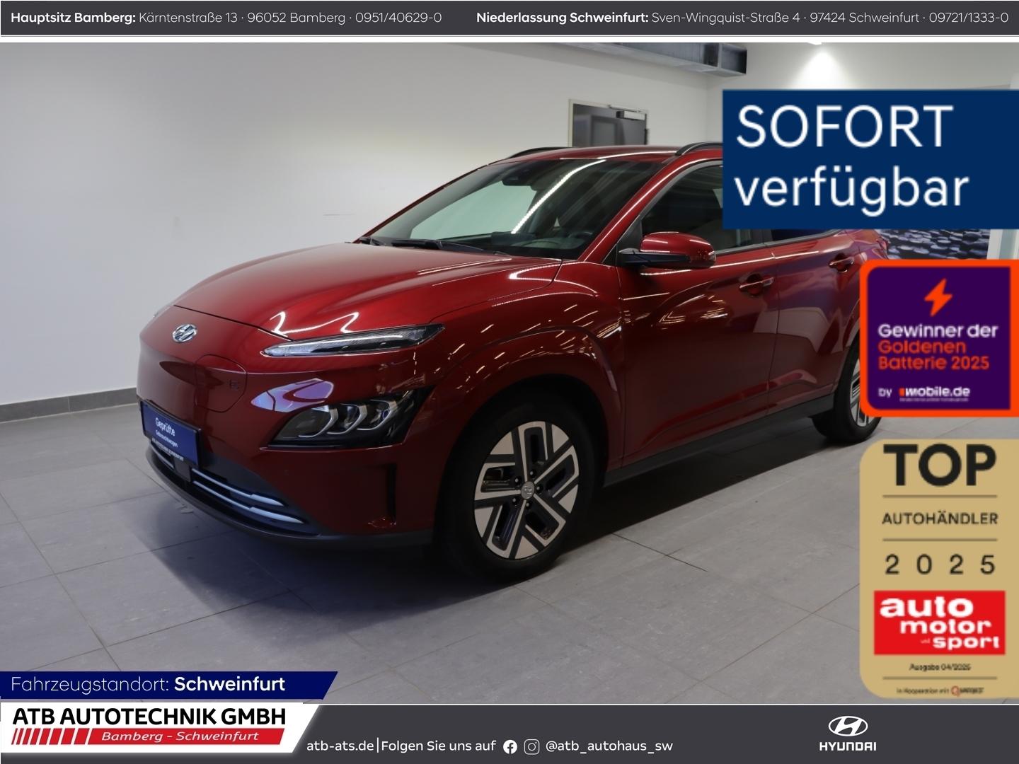 Hyundai KONA Elektro Prime 2WD 64kWh HUD Navi Soundsyste