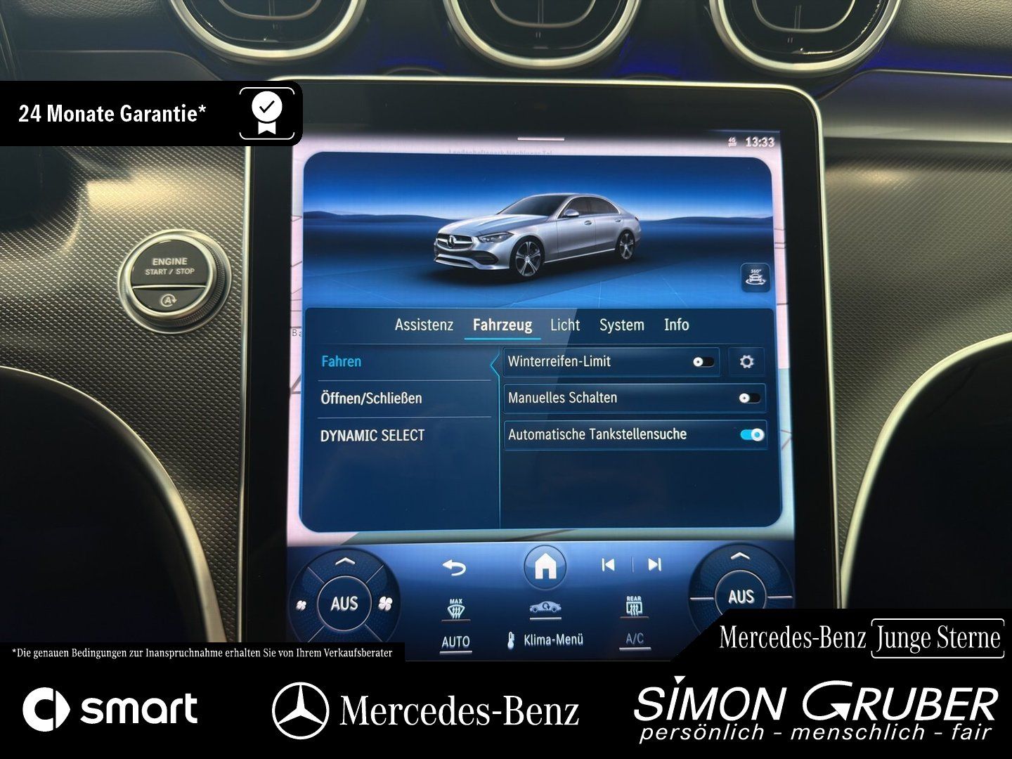 Fahrzeugabbildung Mercedes-Benz C 200 d Avantgarde Int/Ext Kamera Ambiente LED